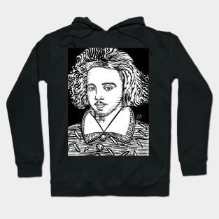 CHRISTOPHER MARLOWE ink portrait Hoodie